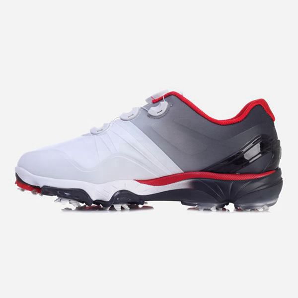 Fila Fairway Boa 19 Men's Golf Shoes - White/Black/Red,NZ 675-16073